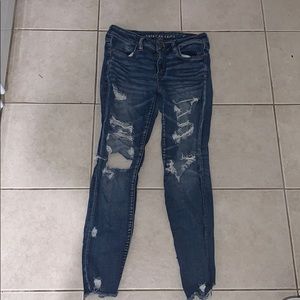American eagle skinny jeans ( high waisted)
